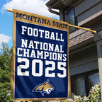 Montana State Bobcats Football 2025 National Champions Double-side Garden Flag – MAITM15083