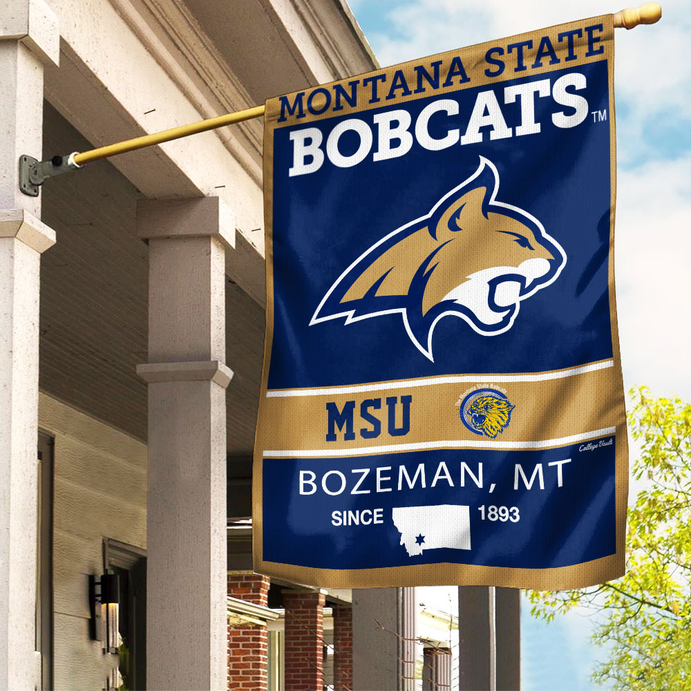 Montana State Bobcats Football 2025 National Champions Double-side Garden Flag – MAITM15083