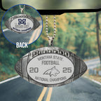 Montana State Bobcats Football 2025 National Champions Custom shape 2-sided Acrylic Car Ornament – MAITM14482