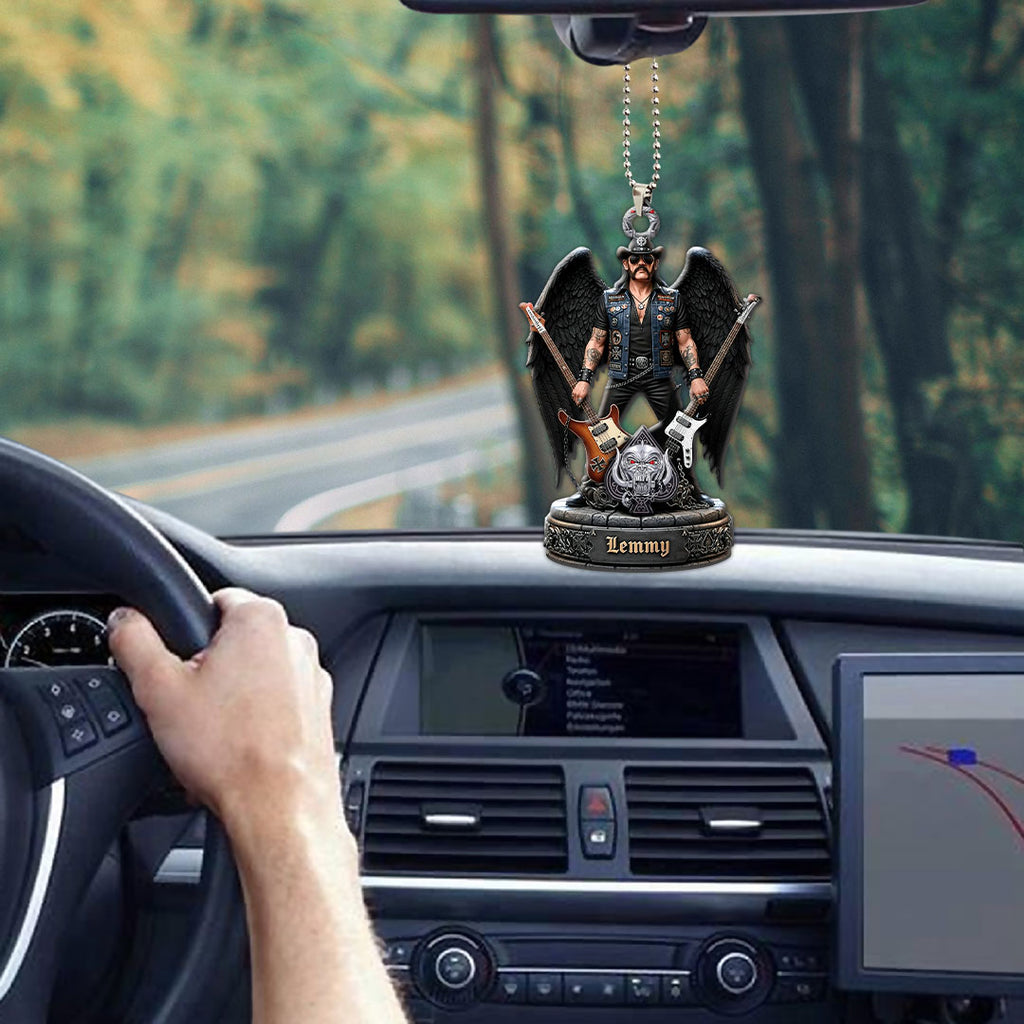 Motörhead x Lemmy Kilmister Custom shape 2-sided Acrylic Car Ornament – HOATT12565