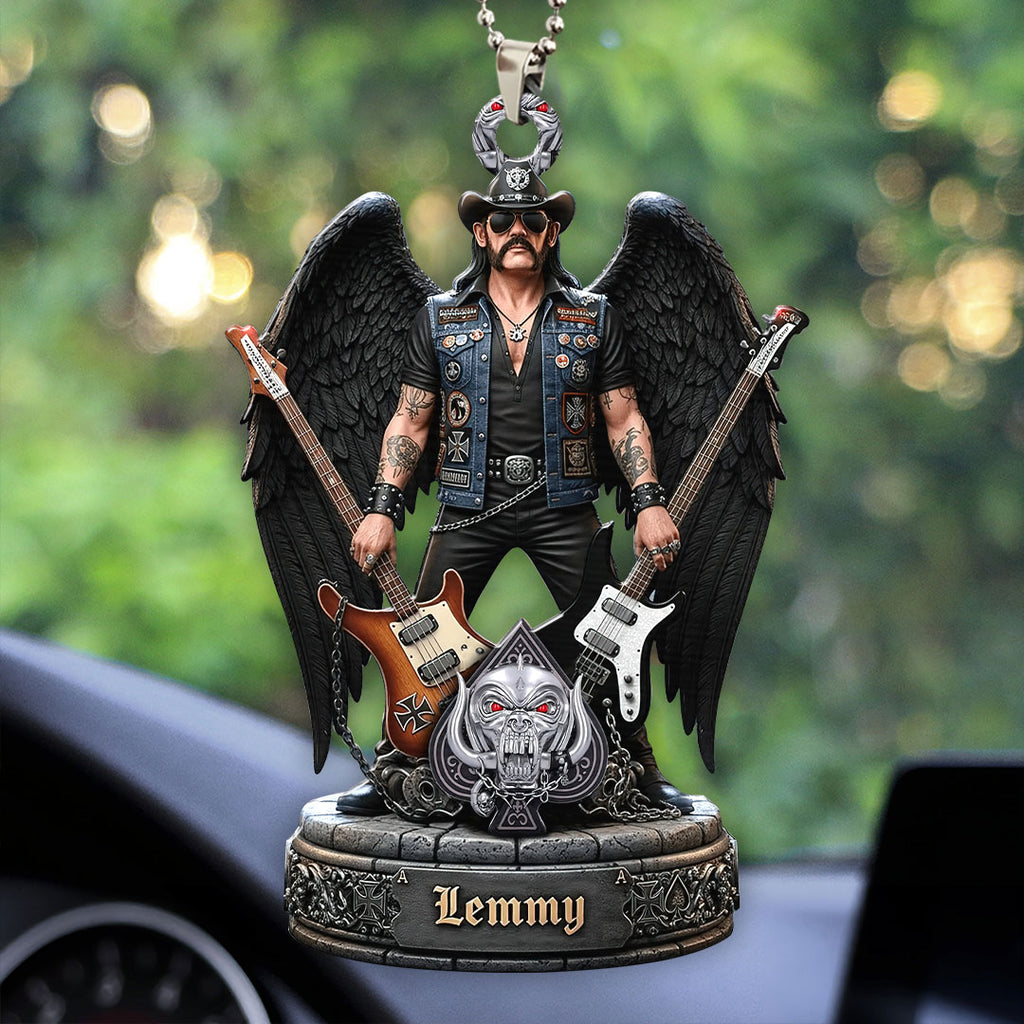 Motörhead x Lemmy Kilmister Custom shape 2-sided Acrylic Car Ornament – HOATT12565