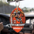 Cincinnati Bengals Custom shape 2-sided Acrylic Car Ornament – TMTHU864
