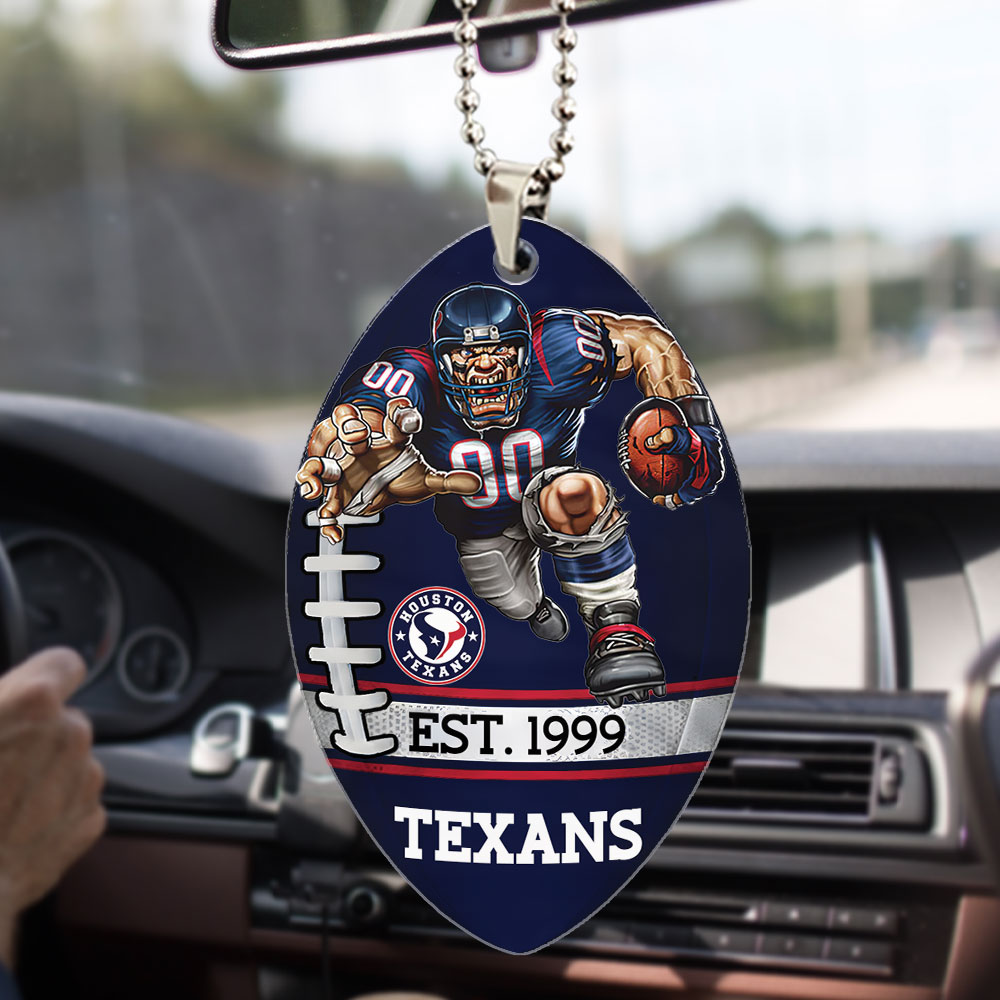 Houston Texans Custom shape 2-sided Acrylic Car Ornament – TMTHU870