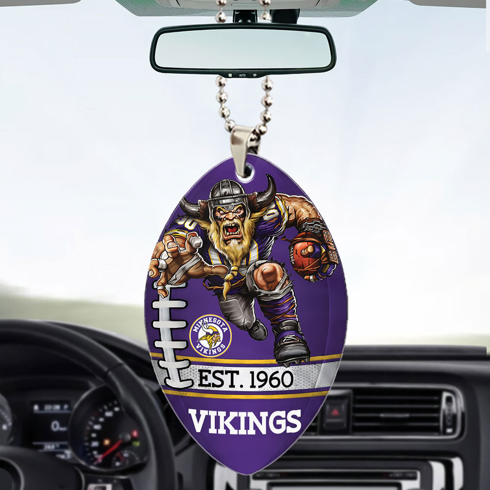 Minnesota Vikings Custom shape 2-sided Acrylic Car Ornament – TMTHU878
