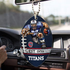 Tennessee Titans Custom shape 2-sided Acrylic Car Ornament – TMTHU888