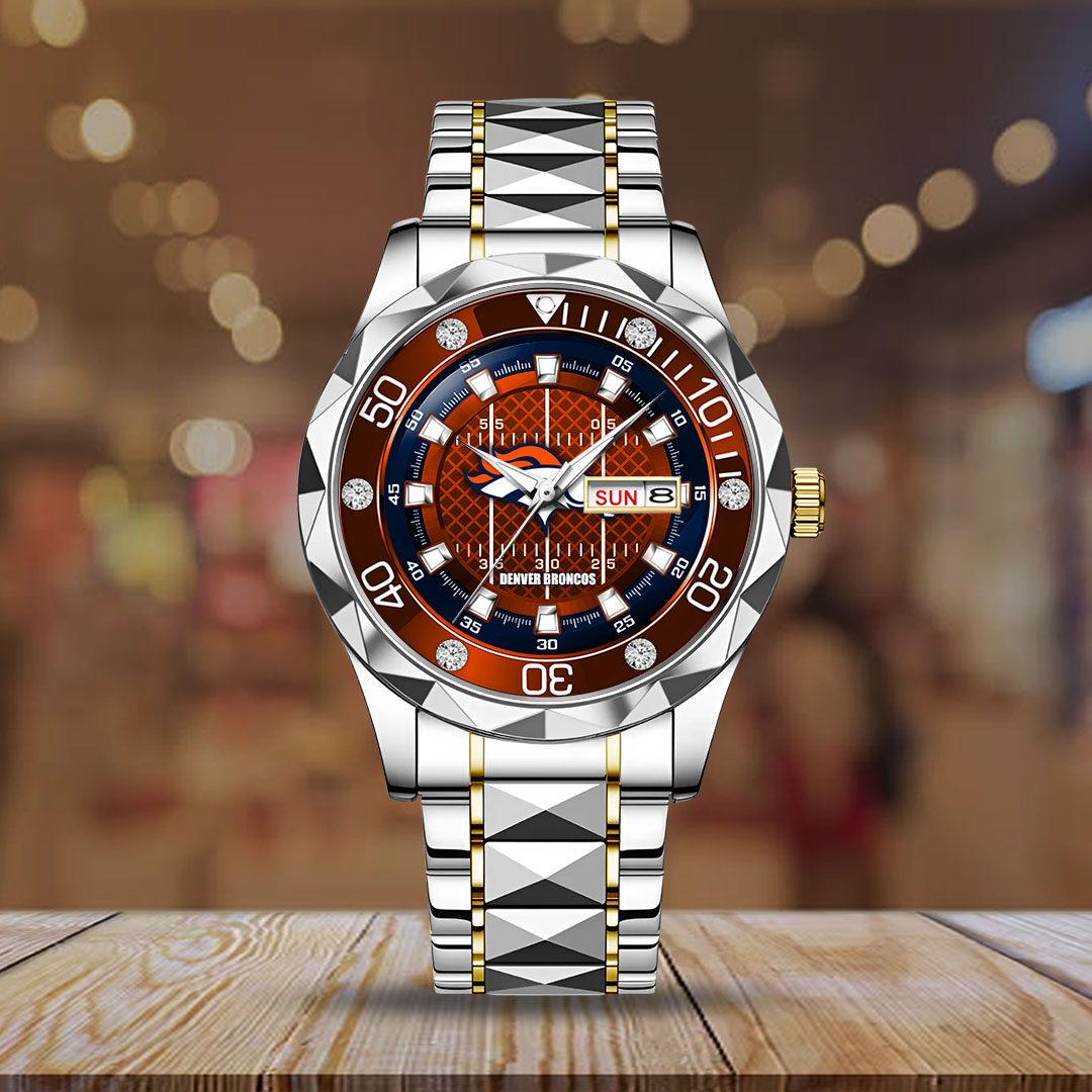 Denver Broncos Alloy Luxury Quartz Watch – TMTHU921