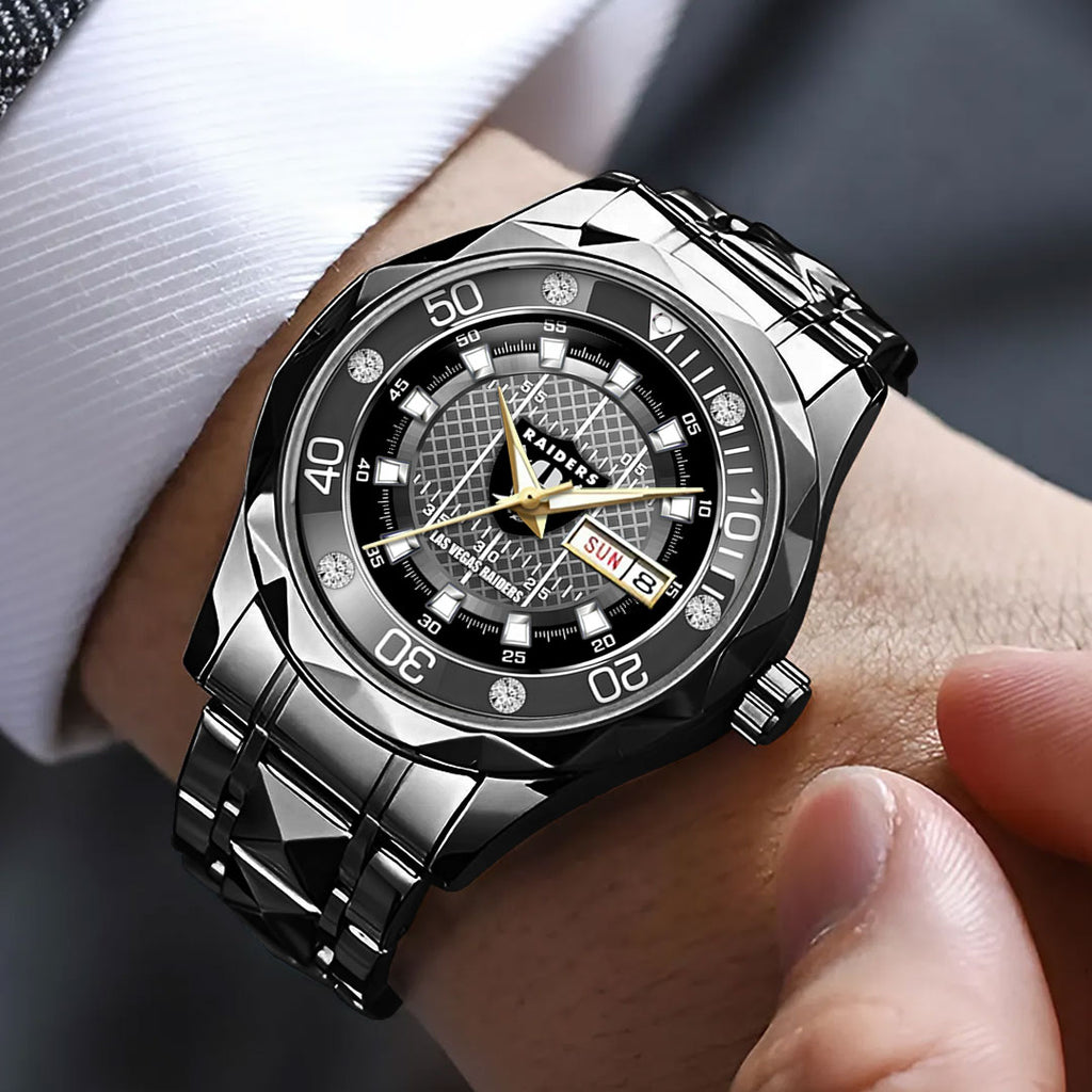 Las Vegas Raiders Alloy Luxury Quartz Watch – TMTHU923