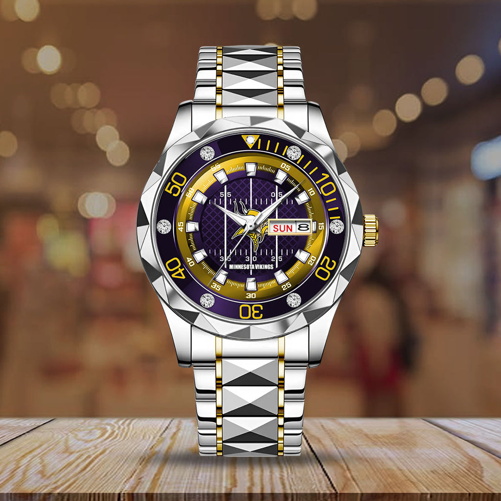 Minnesota Vikings Alloy Luxury Quartz Watch – TMTHU932