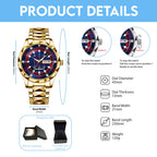 New York Giants Alloy Luxury Quartz Watch – TMTHU926