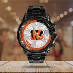 Cincinnati Bengals Black Stainless Steel Watch – HOATT12938