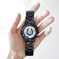 Indianapolis Colts Black Stainless Steel Watch – HOATT12945