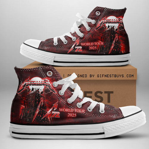 Metallica High Top Canvas Shoes – NGHIAVT 1671.2