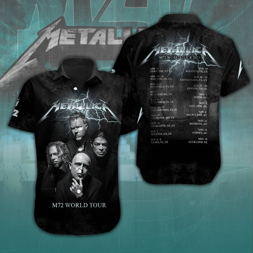 Metallica Short Sleeve Button-Down Shirt – NGHIAVT 1698.2