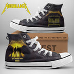 Metallica High Top Canvas Shoes – NGHIAVT 1711