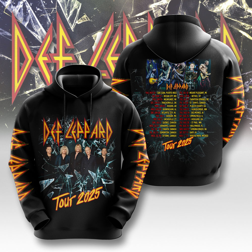 Def Leppard 3D Apparels – NGHIAVT 2308