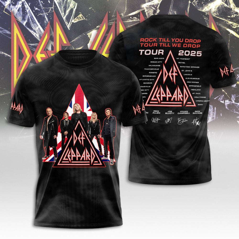Def Leppard 3D Apparels – NGHIAVT 2437