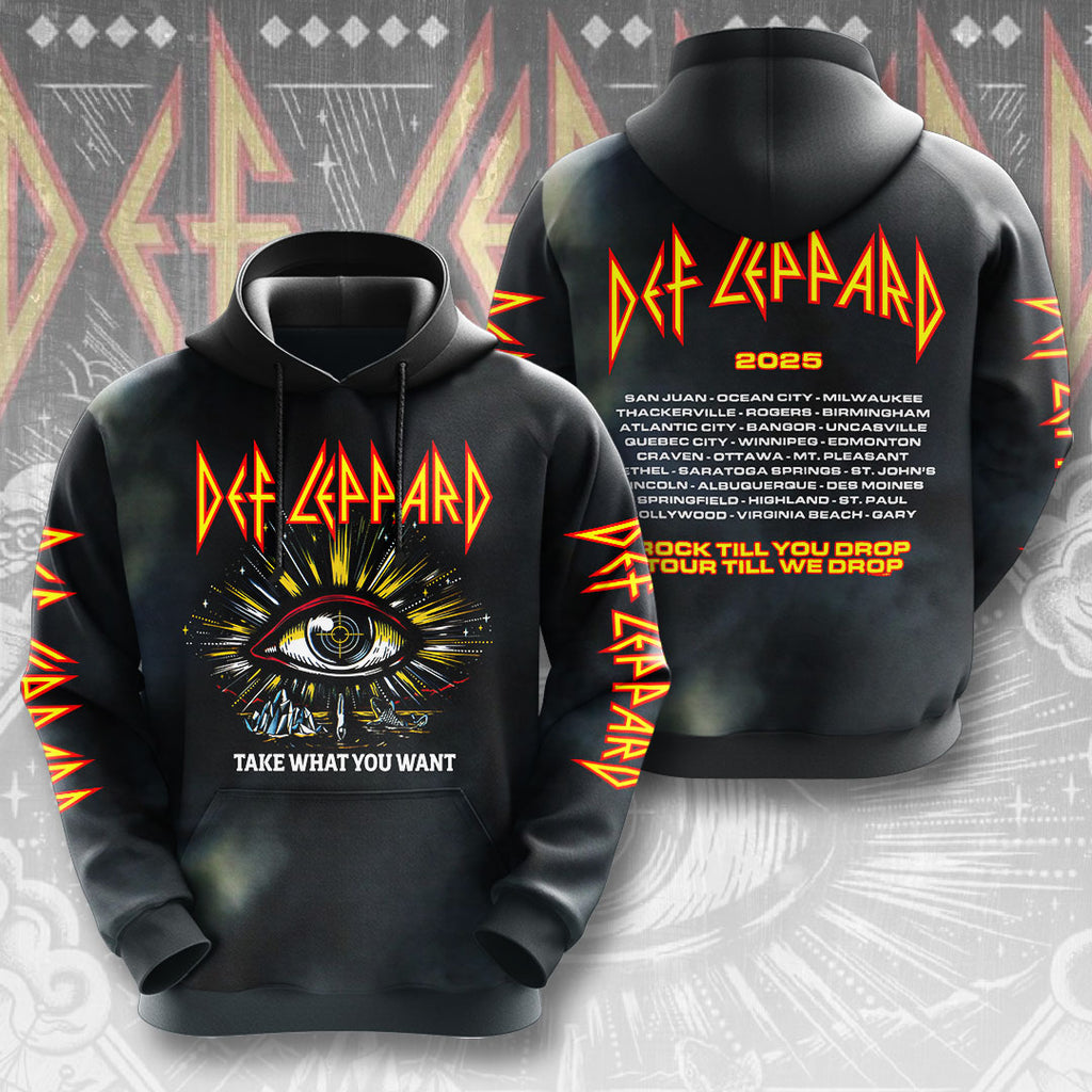 Def Leppard 3D Apparel – NGHIAVT 2445