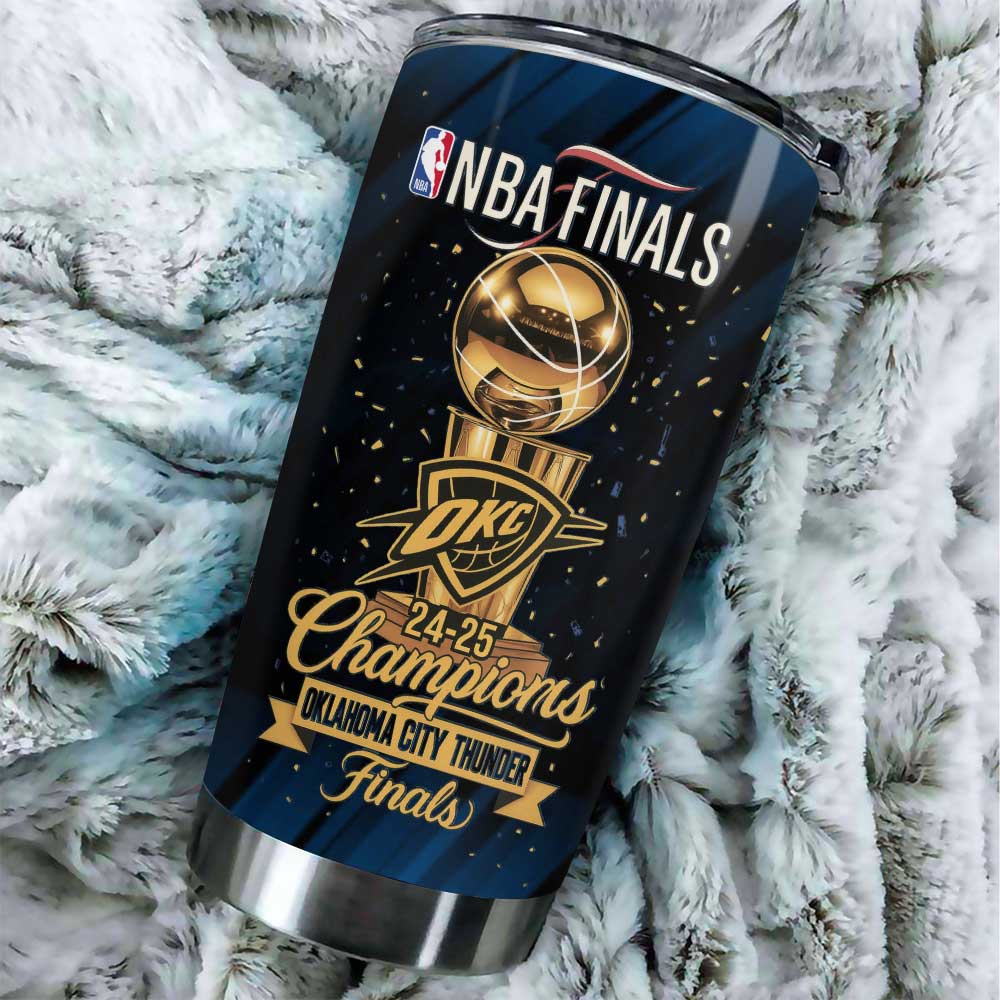 Oklahoma City Thunder 2025 NBA Champions Tumbler Cup – NGHIAVT 2868