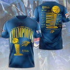 Oklahoma City Thunder 2025 NBA Champions 3D Apparel – NGHIAVT 2915