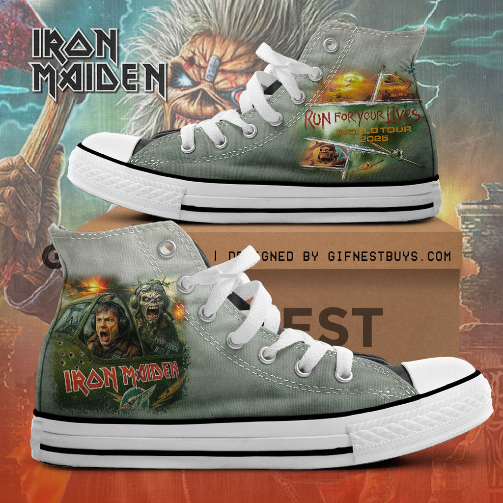 Iron Maiden High Top Canvas Shoes – NGHIAVT 2956.2