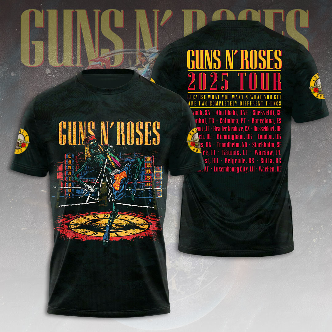 Guns N' Roses 3D Apparel – NGHIAVT 3016