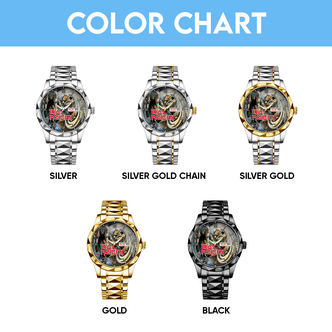 Iron Maiden Alloy Luxury Quartz Watch – NGHIAVT 3150