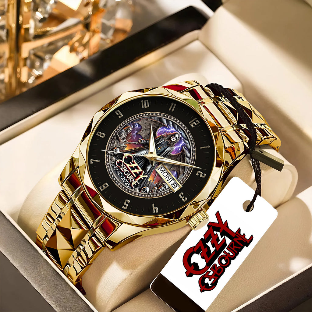 Ozzy Osbourne Alloy Luxury Quartz Watch – NGHIAVT 3346