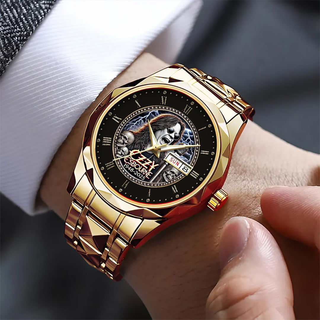 Ozzy Osbourne Alloy Luxury Quartz Watch – NGHIAVT 3347