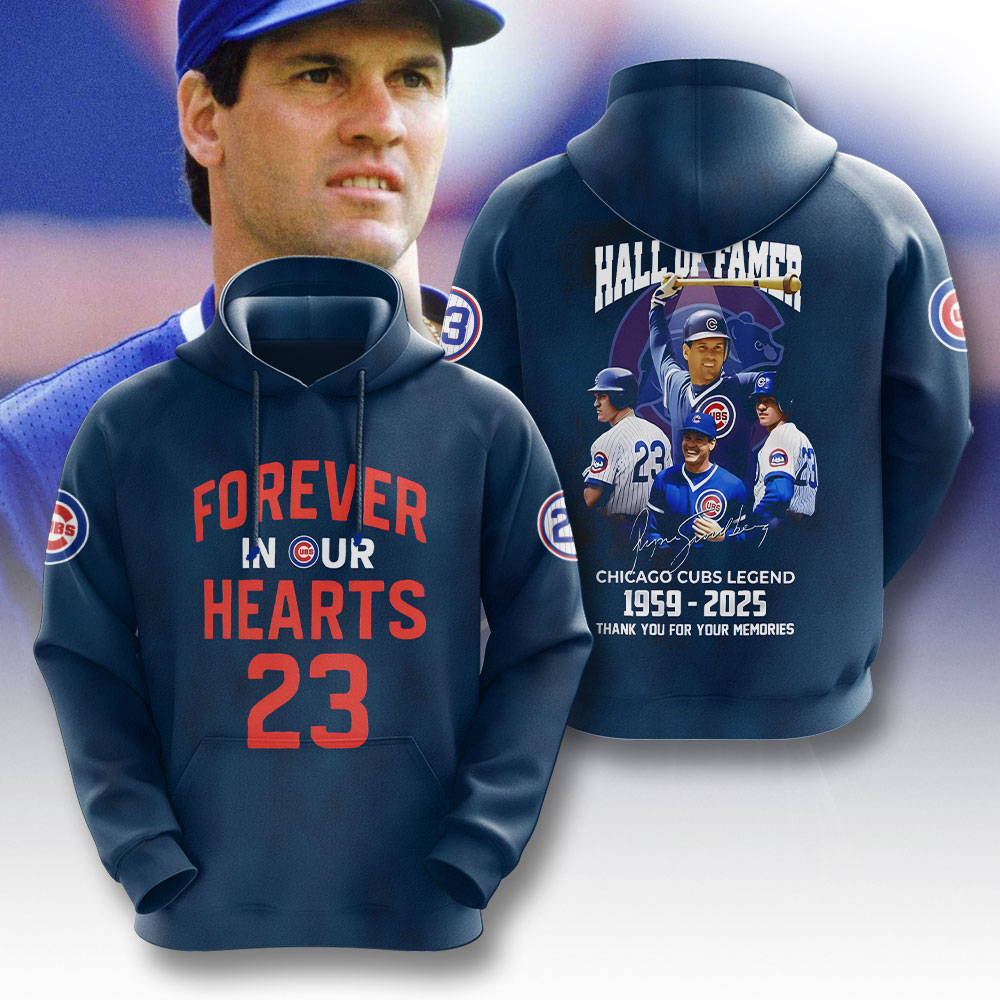 Chicago Cubs x Ryne Sandberg 3D Apparel – NGHIAVT 3368