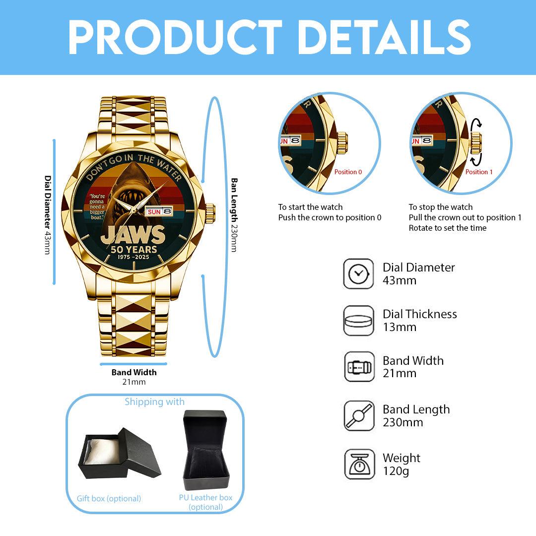 Jaws Alloy Luxury Quartz Watch – NGHIAVT3610