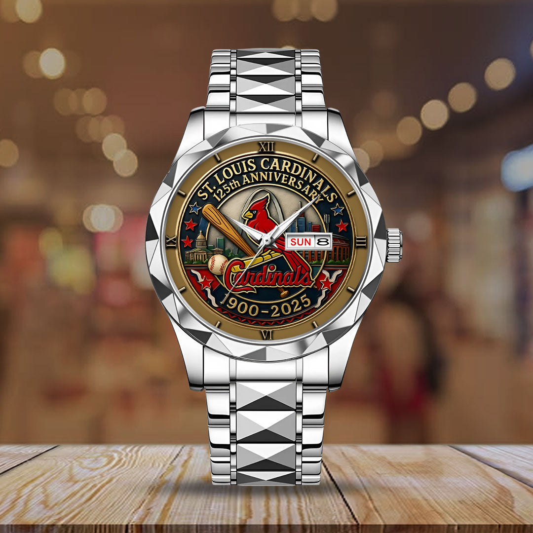 St. Louis Cardinals Alloy Luxury Quartz Watch – NGHIAVT3712