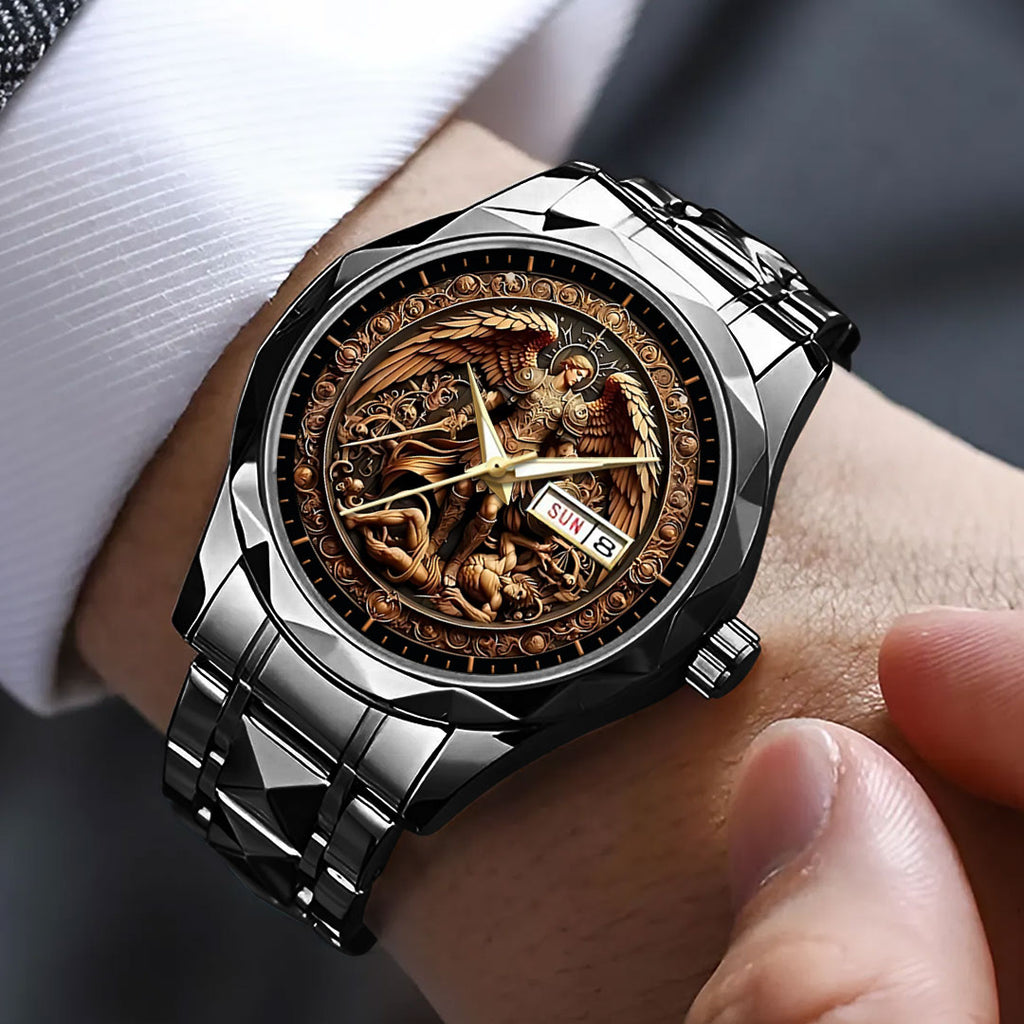The Archangel Michael Alloy Luxury Quartz Watch – NGHIAVT3740