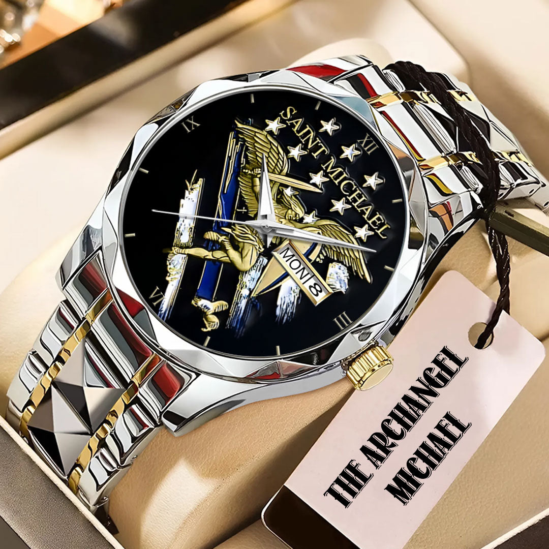 The Archangel Michael Alloy Luxury Quartz Watch – NGHIAVT3827
