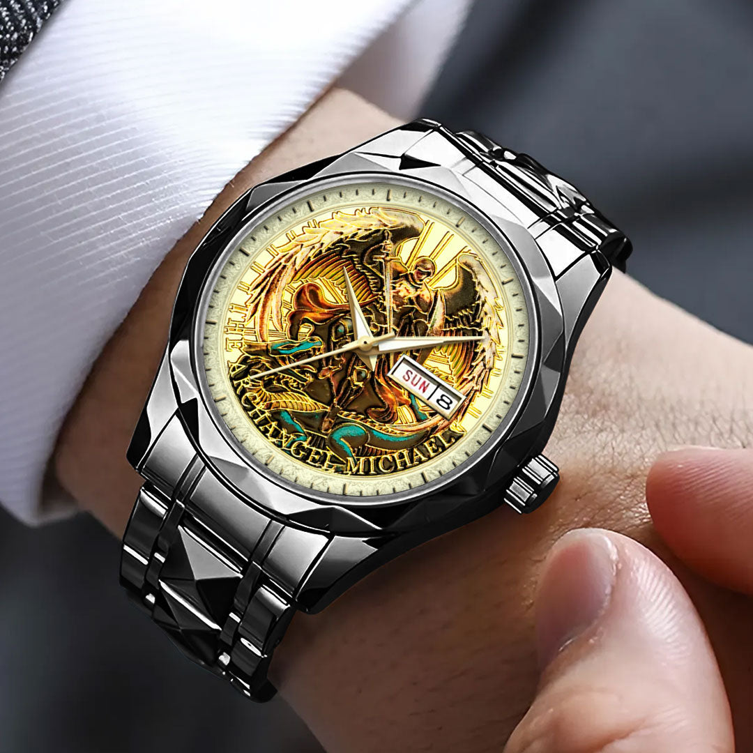 The Archangel Michael Alloy Luxury Quartz Watch – NGHIAVT3828