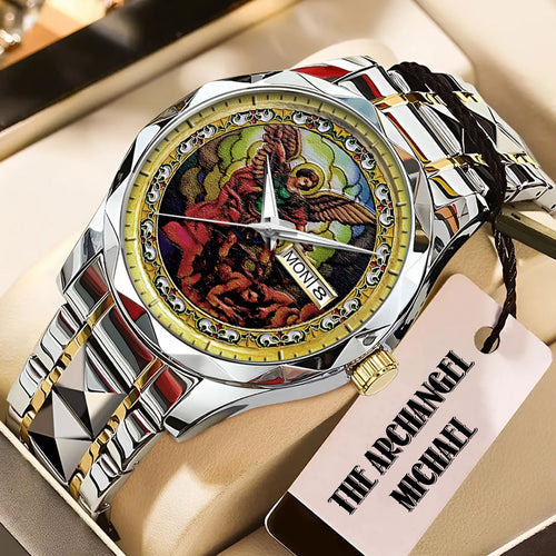 The Archangel Michael Alloy Luxury Quartz Watch – NGHIAVT3829