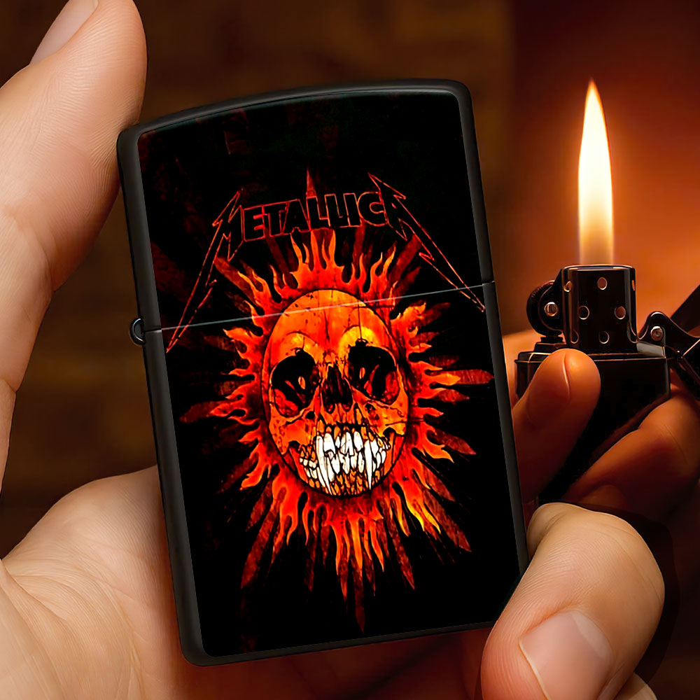 Metallica Zippo Lighter Case (No Insert) – NGHIAVT3880