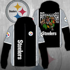 Pittsburgh Steelers 3D Windbreaker Jacket – NGHIAVT3913