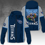 Tennessee Titans 3D Windbreaker Jacket – NGHIAVT3917