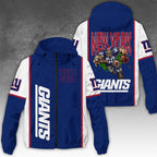 New York Giants 3D Windbreaker Jacket – NGHIAVT3924