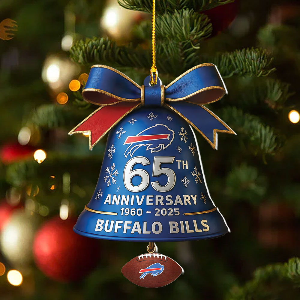 Buffalo Bills Custom Shape 2-side Printed Acrylic Ornament – NGHIAVT4032