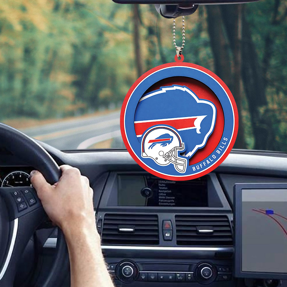 Buffalo Bills Custom shape 2-sided Acrylic Car Ornament – NGHIAVT4038