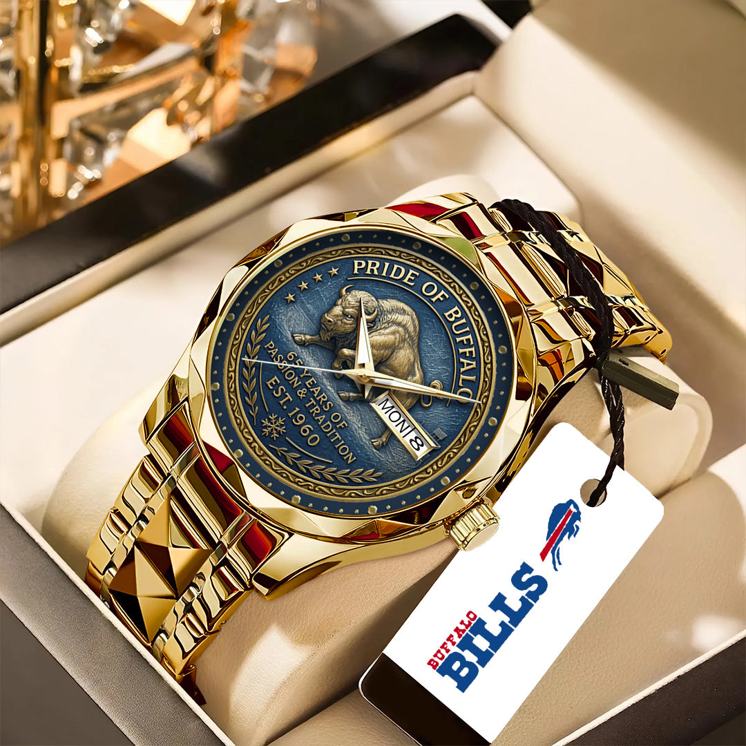 Buffalo Bills Alloy Luxury Quartz Watch – NGHIAVT4039