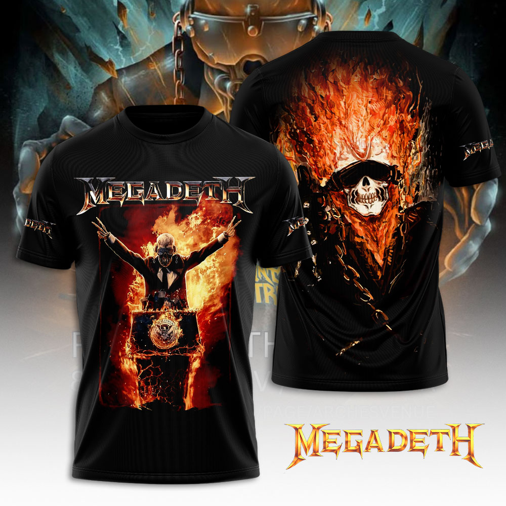 Megadeth 3D Apparel – NGHIAVT5026