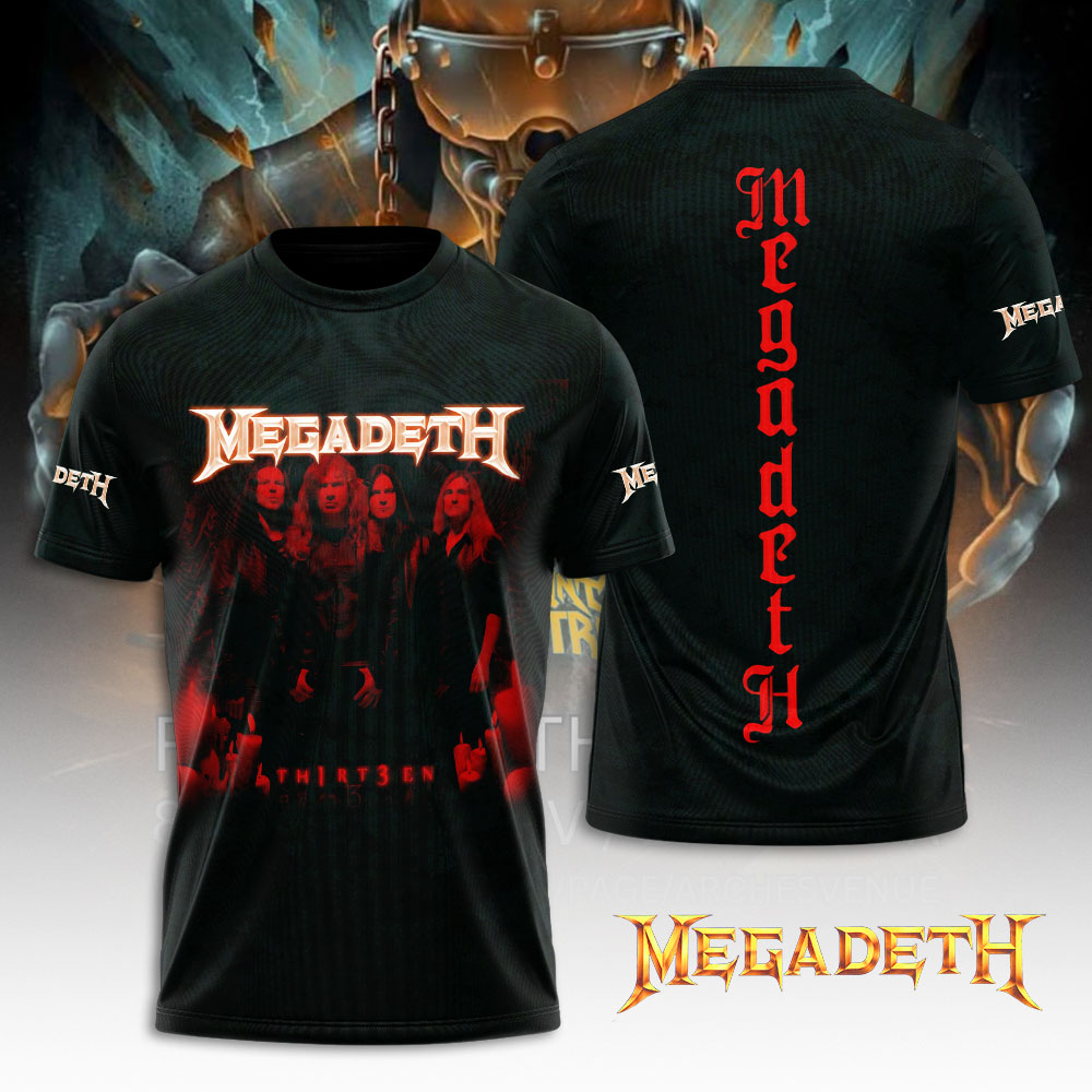 Megadeth 3D Apparel – NGHIAVT5027