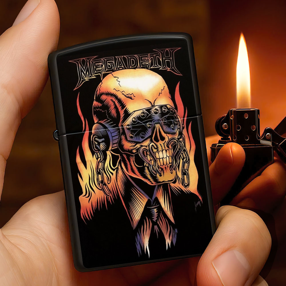 Megadeth Zippo Lighter Case (No Insert) – NGHIAVT5030