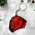 Ducati Lenovo Team x Marc Márquez 2025 Custom Shape 2-sided Keychain – NGHIAVT5100