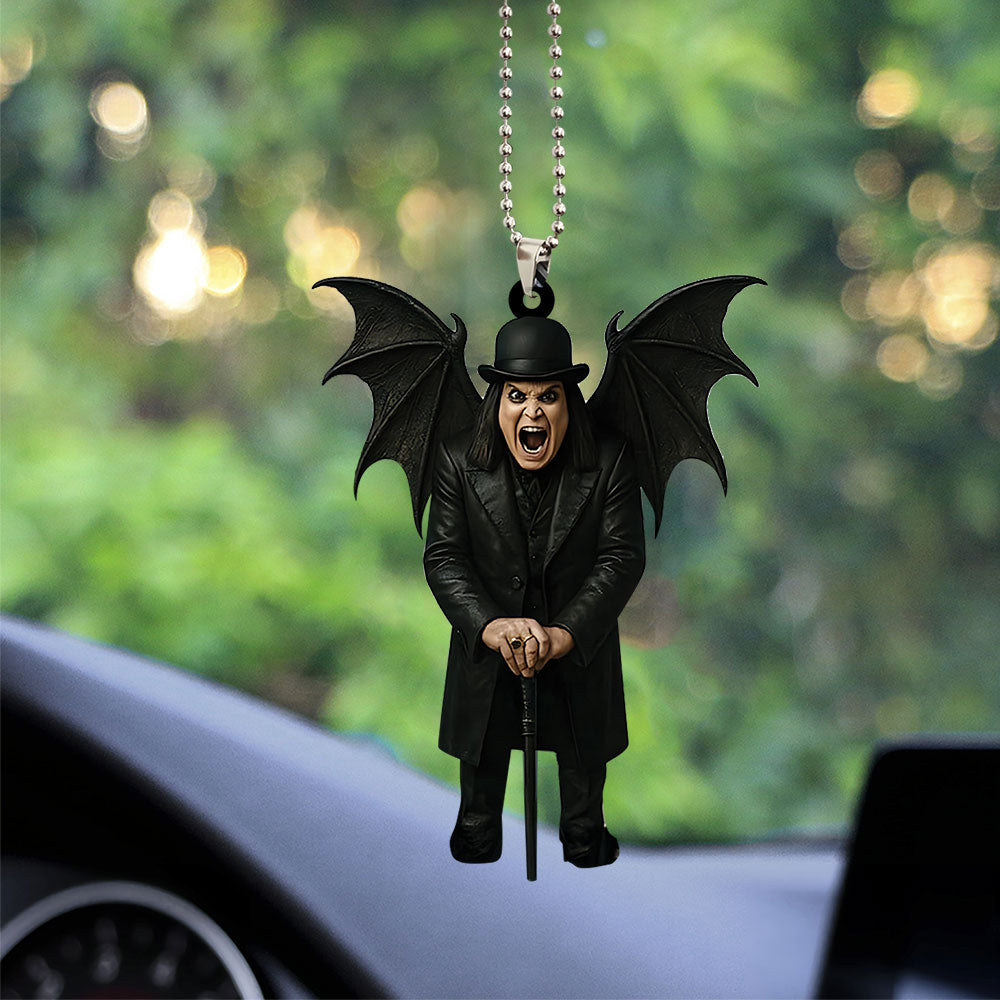 Ozzy Osbourne Custom Shape 2-sided Acrylic Car Ornament – NGHIAVT5148