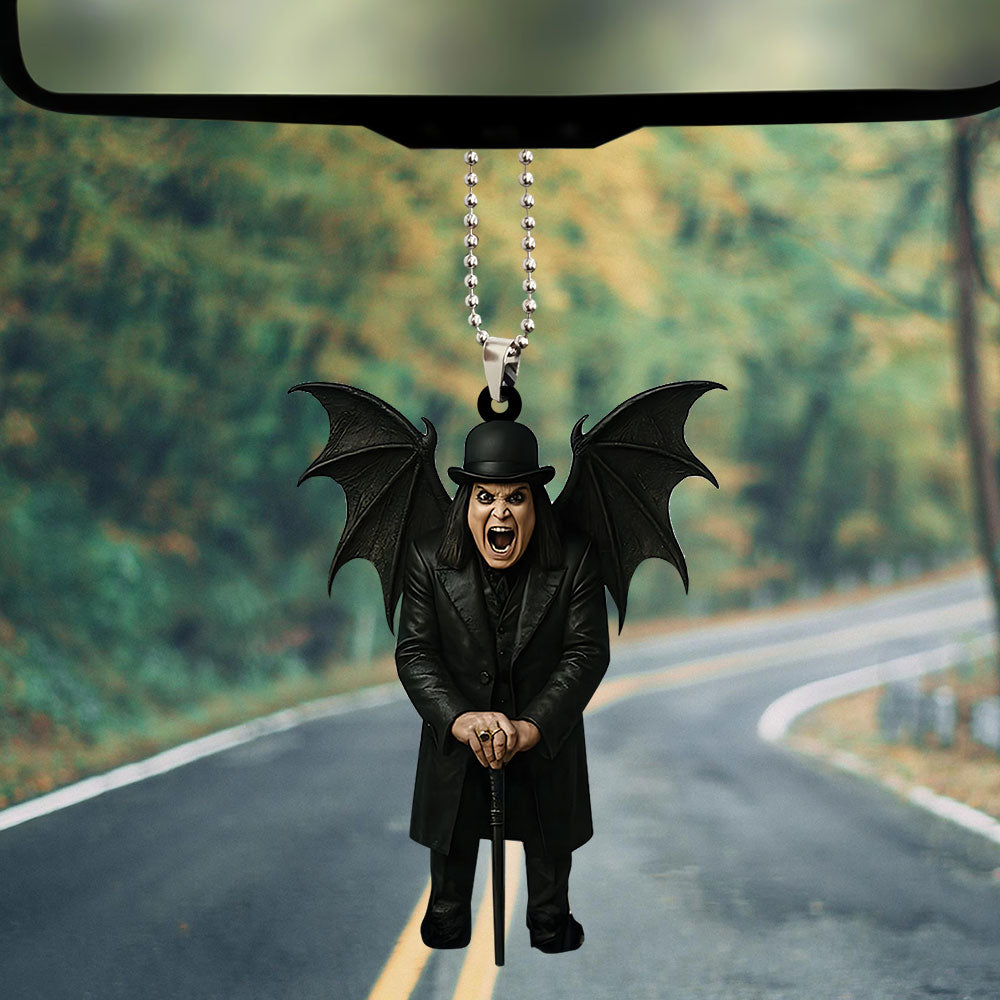 Ozzy Osbourne Custom Shape 2-sided Acrylic Car Ornament – NGHIAVT5148