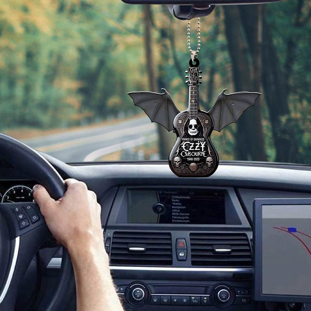 Ozzy Osbourne Custom Shape 2-sided Acrylic Car Ornament – NGHIAVT5149