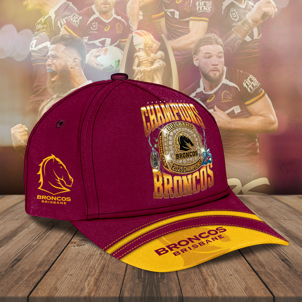 Brisbane Broncos 2025 Classic Cap – NGHIAVT5188